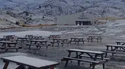 Denizli zirvelerinde kış provası: İlk kar yağışı yüzleri güldürdü