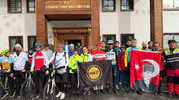 Manisa yollarında Cumhuriyet maratonu: 103 kilometrelik anlamlı sürüş