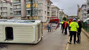 Afyonkarahisar'da dehşet anları: Öğrenci servisi ile minibüs çarpıştı