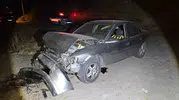 Nazilli'de korku dolu anlar: Piknik alanına uçan otomobilde can pazarı