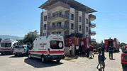 Köşk'te çatı katında alevler yükseldi: 4 kişiye acil müdahale