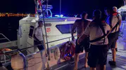 Didim sularında gece yarısı kabusu: Alabora olan teknedeki iki kişi ölümden döndü