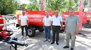 Sarıgöl'de yangınla mücadele seferberliği: Üç mahalleye kritik donanım desteği