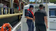 Fethiye açıklarında deniz üzerinde acil müdahale: İki kişi hastaneye yetiştirildi
