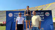 Pistin zirvesine Aydınlı damgası: Şerife Berra milli gururumuz oldu
