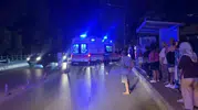 Söke'de korkutan kaza: Motosikletli sürücü yola savruldu