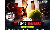 Muğla’da 15 Temmuz coşkusu tenis kortlarına taşınıyor