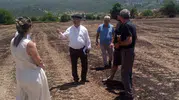 Menteşe’de yangın şoku: 14 ton saman küle döndü, Başkan Baştuğ olay yerinde