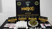 Muğla narkotik ekiplerinden zehir tacirlerine ağır darbe: 34 tutuklama