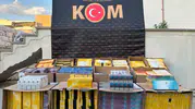 Afyonkarahisar yolunda kaçakçılara geçit yok: Binlerce paket sigara yakalandı