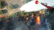Menemen alevlere teslim: Ekipler havadan ve karadan seferber oldu