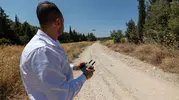 İzmir'de kaçak hafriyat dökümüne gökyüzünden yakın takip