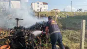 Sandıklı'da paniğe yol açan yangın: İtfaiye ekipleri büyümeden durdurdu