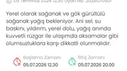 Denizli'de meteorolojiden kritik uyarı: Pazar günü için sarı alarm verildi