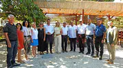 Çeşme’den Afyon’a uzanan veda: Müftü Murat Yılmaz mesai arkadaşlarıyla helalleşti