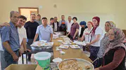 Manisa Beğel’de dev sofralar kuruldu: 2 bin kişi aynı gönülde buluştu