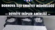 Bornova sokaklarında nefes kesen kovalamaca: Terk edilen araçtan uyuşturucu deposu çıktı