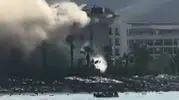 Marmaris'te Otel Mutfağında Alev Panigi