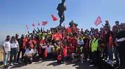 Tarihi Kocatepe’de 100’den Fazla Motosikletli Anlamlı Buluşma