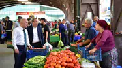 Vali Varol’un Çine mesaisi: Pazar yerinde samimi diyaloglar