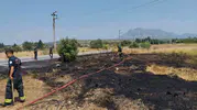 Datça’da korkutan yangın: Ekipler alevlerin evlere sıçramasını önledi