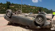 Manisa'da yola saçılan mıcır dehşet saçtı: 3 yaralı