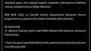 Uşak’ta 30 Ağustos Coşkusu Yasla Gölgelendi: Planlanan Konserler İptal