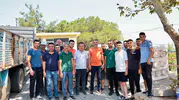Babadağ’da Vatandaşla Buluşan Çavuşoğlu, Yol Çalışmalarını Yerinde Denetledi
