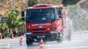 Tonlarca ağırlıktaki itfaiye araçlarına profesyonel dokunuş: İzmir’de zorlu sürüş sınavı