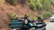 Denizli'de yolculuk kabusa döndü: Yağmurun kayganlaştırdığı yolda feci kaza