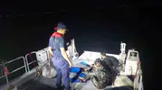 Bodrum açıklarında tehlikeli yolculuk: Sınırı yüzerek geçmek isterken yakalandılar