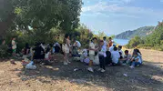 Fethiye'de kaçak göç operasyonu: Yarısı çocuk 39 kişi yakalandı