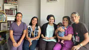 Çine’de sağlık ekipleri kapı kapı dolaşıyor: Annelerin en büyük destekçisi oldular