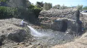Kuşadası'nda köklü geçmişe hijyen dokunuşu: Tarihi hamam çevresi yenilendi