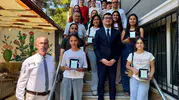 Bozdoğan’ın gurur tablosu: LGS şampiyonlarına görkemli kutlama