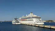 Bodrum limanlarında kruvaziyer hareketliliği: 800'ü aşkın turist şehre ayak bastı