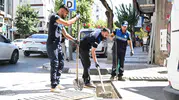Manisa'da yağış mesaisi: Izgaralar kışa hazırlanıyor
