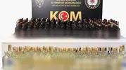 Milas trafiğinde kaçak içki operasyonu: Şüpheli araçtan cephanelik çıktı