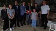 Eğitim camiasından anlamlı ziyaret: Şehit ailesine vefa eli
