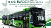 Denizli'de öğrencilere ulaşım jesti: Okul yolunda 5 gün boyunca ücretsiz seyahat