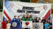 Aydınlı sporcuların Hemsball zaferi: Kürsüyü rakiplerine bırakmadılar