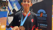 Manisalı badmintoncudan Hırvatistan'da madalya gururu