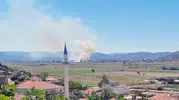 Milas’ta sazlık yangını paniği: Ekipler alevlere geçit vermedi
