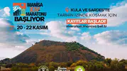 Manisa'da volkanik araziden antik kentlere uzanan dev maraton heyecanı