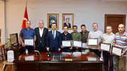 Koçarlı'nın emektar esnafları Kaymakam Taşkın ile bir araya geldi