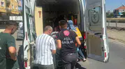 Kula’da yürekleri ağza getiren kaza: Üç tekerlekli bisiklet devrildi