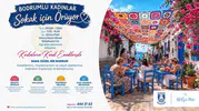 Bodrum’un sokakları kadınların ilmek ilmek işlediği sanatla değişiyor