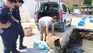 Söke’de kaçak yengeç operasyonu: Binlerce canlı doğaya geri döndü
