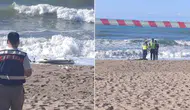 Bartın plajında silahlı insansız hava aracı belirlendi