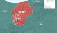 Düzce'de deprem çevre illerde hissedildi